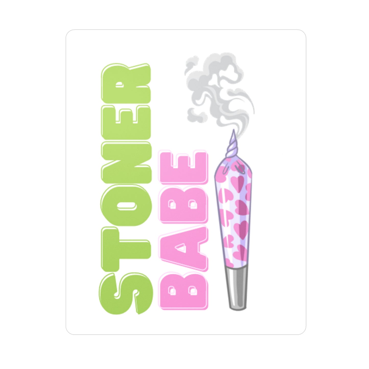 Stoner Babe Vinyl Decal