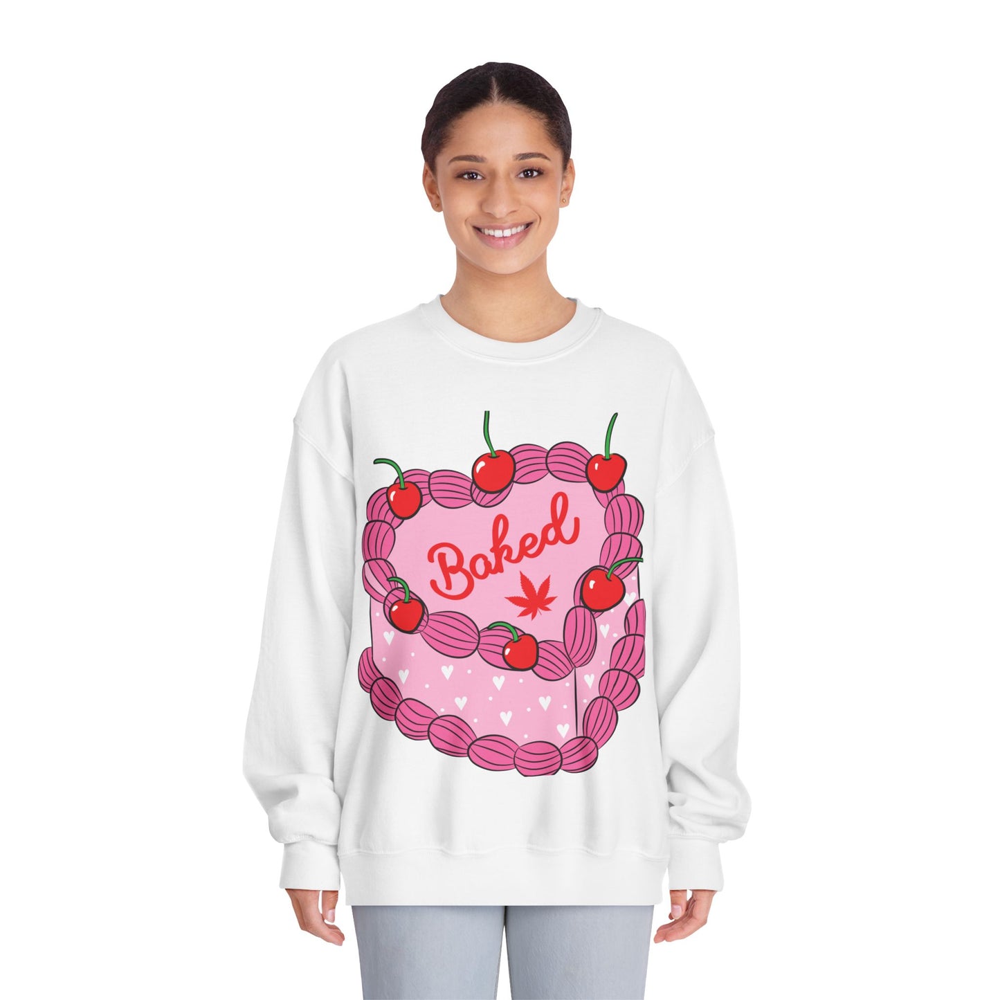 Baked Cake Unisex Crewneck Sweatshirt