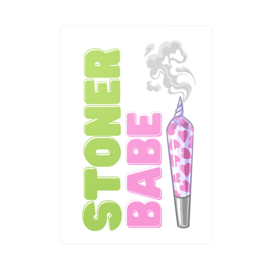 Stoner Babe Vinyl Decal